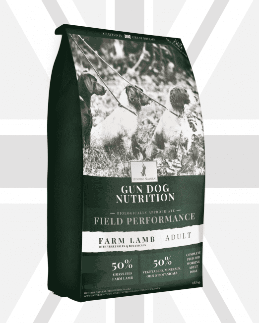 Hunters Natural Field Performance Farm Lamb Adult Working Dog Food For Gun Dogs and Sheep Dogs